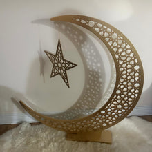 Load image into Gallery viewer, Large Crescent Moon with Stand
