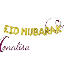 Load image into Gallery viewer, Eid Mubarak Letter Balloons
